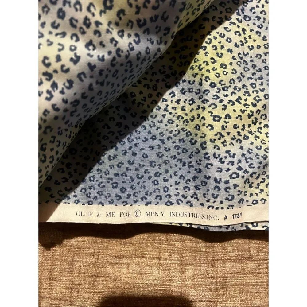 Cheetah Print Quilting Fabric, Ollie & Me for MPN.Y. Industries Inc.
